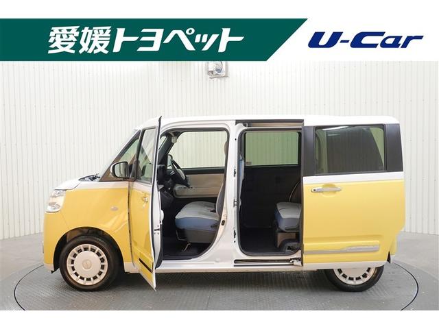 ムーヴキャンバス ストライプスＧ　フルセグ　バックカメラ　衝突被害軽減システム　ＥＴＣ　両側電動スライド　ＬＥＤヘッドランプ　記録簿　アイドリングストップ（3枚目）