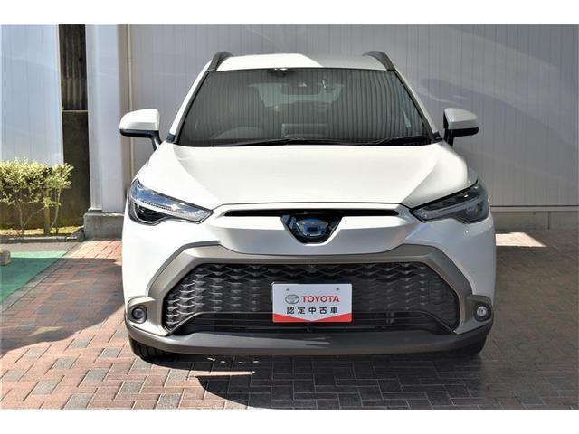 カローラクロス ハイブリッド Z 革シート フルセグ メモリーナビ ミュージックプレイヤー接続可 バックカメラ 衝突被害軽減システム ETC ドラレコ LEDヘッドランプ ワンオーナー 記録簿(2枚目)
