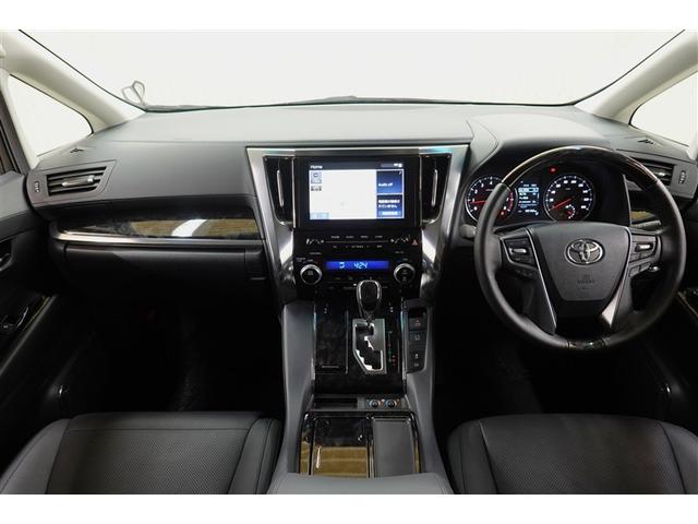 アルファード 2.5S Cパッケージ フルセグ メモリーナビ バックカメラ 衝突被害軽減システム ETC 両側電動スライド LEDヘッドランプ 乗車定員7人 3列シート フルエアロ 記録簿(15枚目)