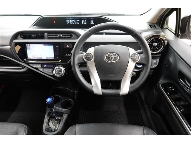 アクア Gブラックソフトレザーセレクション フルセグ メモリーナビ DVD再生 バックカメラ ETC 記録簿(15枚目)