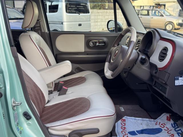 アルトラパンショコラ X ETC TV HID スマートキー アイドリングストップ ベンチシート CVT 盗難防止システム ABS CD USB Bluetooth 衝突安全ボディ エアコン パワーステアリング(9枚目)