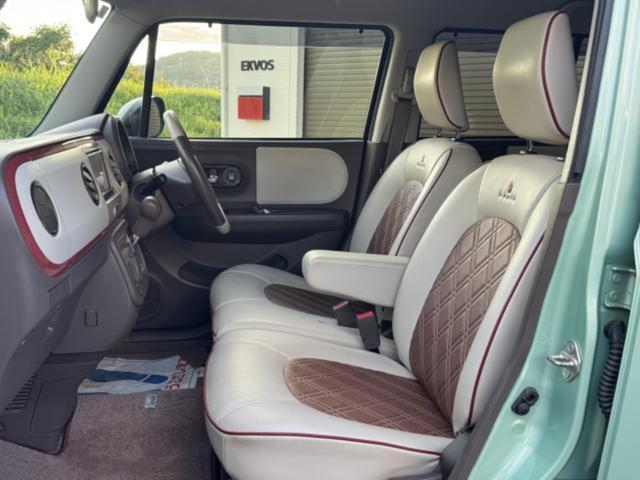 アルトラパンショコラ X ETC TV HID スマートキー アイドリングストップ ベンチシート CVT 盗難防止システム ABS CD USB Bluetooth 衝突安全ボディ エアコン パワーステアリング(10枚目)