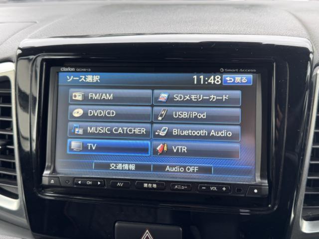 スペーシアカスタム TS ETC バックカメラ 両側電動スライドドア TV 衝突被害軽減システム HID スマートキー アイドリングストップ ベンチシート CVT 盗難防止システム ABS ESC CD DVD再生 USB(6枚目)