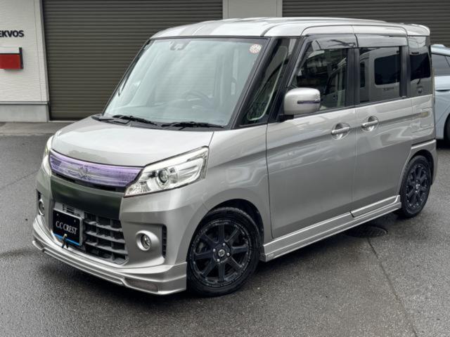 スペーシアカスタム TS ETC バックカメラ 両側電動スライドドア TV 衝突被害軽減システム HID スマートキー アイドリングストップ ベンチシート CVT 盗難防止システム ABS ESC CD DVD再生 USB(12枚目)