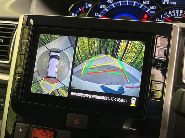 タント カスタムRS トップエディションSAIII 8型メーカーOPナビ パノラマモニター 両側電動スライドドア フルセグ ETC スマートキー スマートアシスト Bluetooth LEDヘッドライト(5枚目)