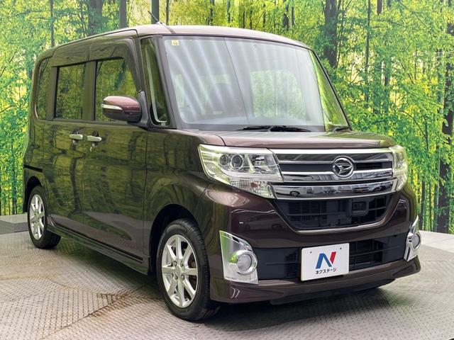 タント カスタムX スマートセレクションSA 電動スライドドア SDナビ 衝突被害軽減システム 禁煙車 スマートキー LEDヘッド ETC 誤発進抑制機能 先行車発進お知らせ機能 オートライト オートエアコン 純正14インチアルミ(15枚目)