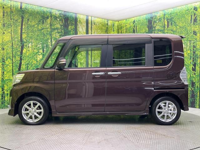 タント カスタムX スマートセレクションSA 電動スライドドア SDナビ 衝突被害軽減システム 禁煙車 スマートキー LEDヘッド ETC 誤発進抑制機能 先行車発進お知らせ機能 オートライト オートエアコン 純正14インチアルミ(24枚目)