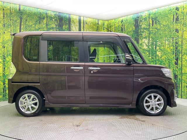 タント カスタムX スマートセレクションSA 電動スライドドア SDナビ 衝突被害軽減システム 禁煙車 スマートキー LEDヘッド ETC 誤発進抑制機能 先行車発進お知らせ機能 オートライト オートエアコン 純正14インチアルミ(26枚目)