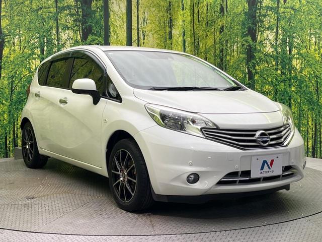 ノート メダリスト エマージェンシーブレーキパッケージ 純正ナビ 衝突被害軽減装置 禁煙車 ハーフレザーシート コーナーセンサー スマートキー LEDヘッド ETC 車線逸脱警報 オートライト オートエアコン Bluetooth CD/DVD再生(16枚目)