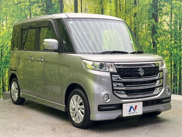 スペーシアカスタムZ ベースグレード 禁煙車 Kenwoodナビ 運転席シートヒーター 電動スライドドア スマートキー HIDヘッドライト オートエアコン 純正14インチアルミホイール アイドリングストップ(16枚目)