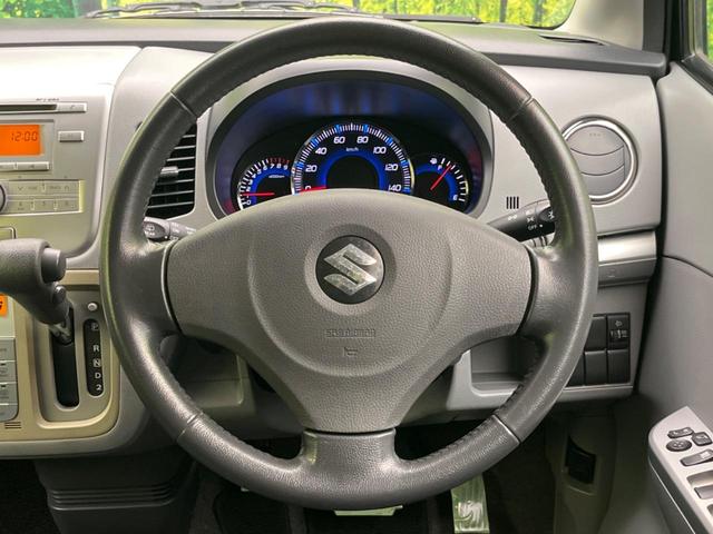 ワゴンR FXリミテッドII 禁煙車 オートエアコン スマートキー シートアンダートレイ アームレスト 純正14インチアルミホイール 純正革巻きステアリングホイール 電動格納ミラー(11枚目)