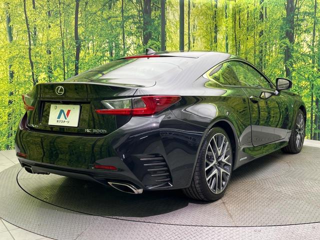 ＲＣ ＲＣ３００ｈ　Ｆスポーツ　３眼ＬＥＤ　ブラインドスポット　純正ＳＤナビ　バックカメラ　衝突被害軽減システム　レーダークルーズ　禁煙車　レザーシート　前席シートエアコン　ドラレコ　コーナーセンサー　スマートキー（18枚目）