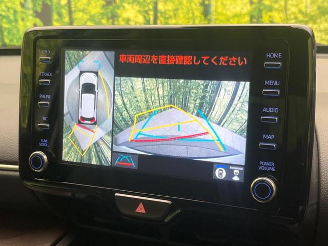 ヤリスクロス ハイブリッドＺ　パノラミックビューモニター　純正８型ディスプレイオーディオ　ブラインドスポットモニター　パワーバックドア　トヨタセーフティセンス　レーダークルーズコントロール　Ｂｌｕｅｔｏｏｔｈ（5枚目）