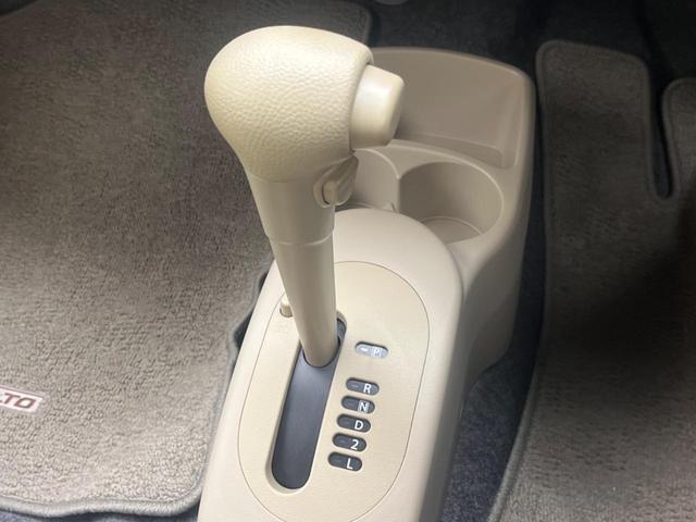 アルト F 禁煙車 ベージュファブリックシート リモコンキー パワードアロック 無塗装ブロック調フロントバンパー パワーウィンドウ セキュリティアラーム(39枚目)
