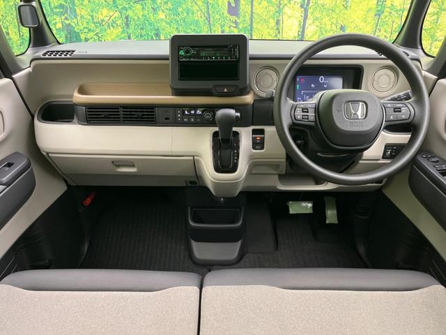 N-BOX ベースグレード 電動スライドドア 衝突被害軽減システム レーダークルーズ 禁煙車 コーナーセンサー スマートキー LEDヘッド 車線逸脱警報 オートライト デュアルエアコン 純正14インチアルミ CD(2枚目)