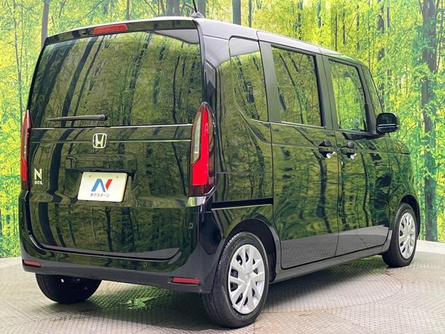 N-BOX ベースグレード 電動スライドドア 衝突被害軽減システム レーダークルーズ 禁煙車 コーナーセンサー スマートキー LEDヘッド 車線逸脱警報 オートライト デュアルエアコン 純正14インチアルミ CD(17枚目)