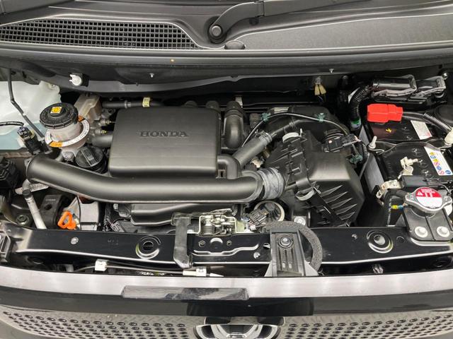 N-BOX ベースグレード 電動スライドドア 衝突被害軽減システム レーダークルーズ 禁煙車 コーナーセンサー スマートキー LEDヘッド 車線逸脱警報 オートライト デュアルエアコン 純正14インチアルミ CD(18枚目)