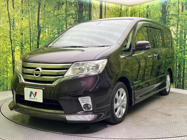 セレナ ハイウェイスター S-ハイブリッド エアロモード 両側電動スライドドア フリップダウンモニター 純正ナビ ETC スマートキー HIDヘッドライト オートエアコン クルーズコントロール リアオートエアコン オートライト 電動格納ミラー 横滑り防止装置(43枚目)