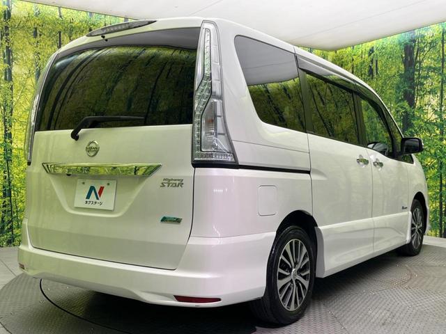 セレナ ハイウェイスターG S-ハイブリッド 禁煙車 両側電動スライドドア フリップダウンモニター 純正8型SDナビ クルーズコントロール バックカメラ エマージェンシーブレーキ ETC フルセグ スマートキー LEDヘッドライト(18枚目)