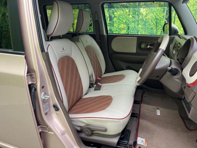 アルトラパンショコラ X 禁煙車 レザーシート スマートキー HIDヘッド オートハイビーム オートライト オートエアコン 純正14インチアルミ CD(8枚目)