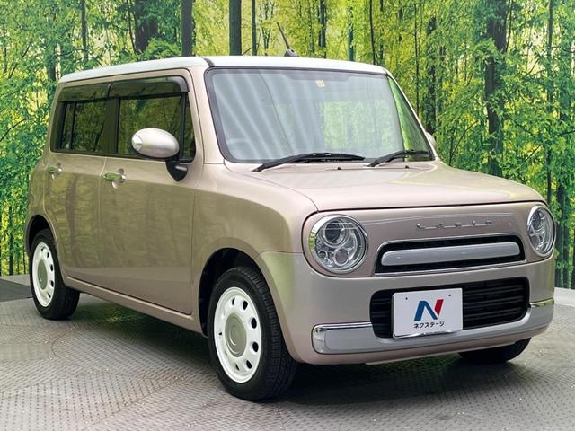 アルトラパンショコラ X 禁煙車 レザーシート スマートキー HIDヘッド オートハイビーム オートライト オートエアコン 純正14インチアルミ CD(16枚目)