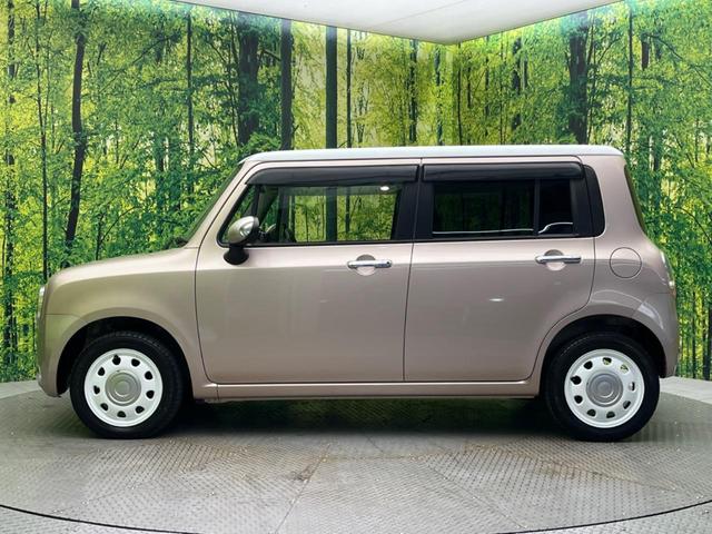 アルトラパンショコラ X 禁煙車 レザーシート スマートキー HIDヘッド オートハイビーム オートライト オートエアコン 純正14インチアルミ CD(32枚目)