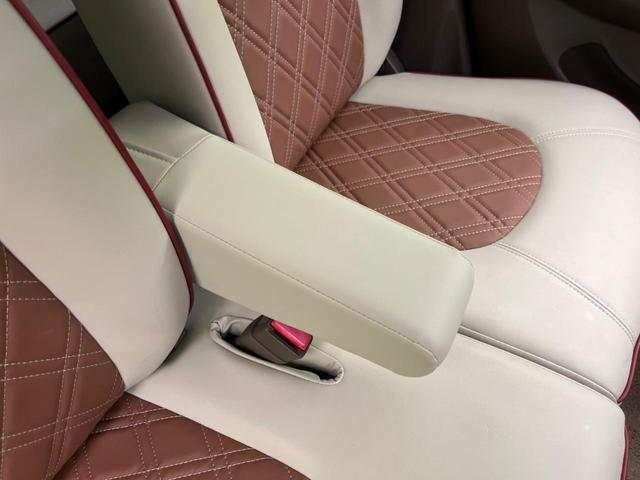 アルトラパンショコラ X 禁煙車 レザーシート スマートキー HIDヘッド オートハイビーム オートライト オートエアコン 純正14インチアルミ CD(37枚目)