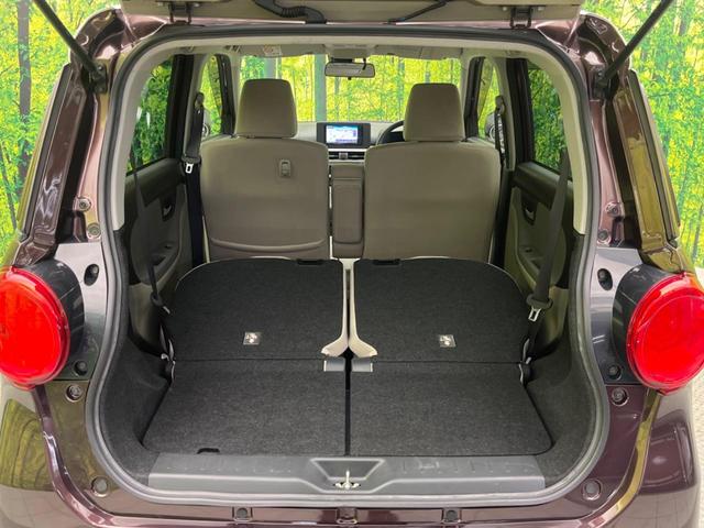 普段のお買い物や通勤、送迎等に十分な荷室スペースを確保しております。セカンドシートを倒すと、大きな荷物の積載も可能です♪