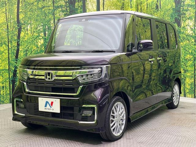 Ｎ－ＢＯＸカスタム Ｌターボ　純正ナビ　両側電動ドア　バックカメラ　衝突被害軽減システム　禁煙車　ハーフレザーシート　ドラレコ　コーナーセンサー　スマートキー　ＬＥＤヘッド　純正１５インチアルミ　オートハイビーム　車線逸脱警報（23枚目）