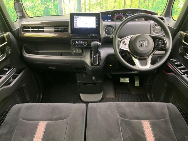 Ｎ－ＢＯＸカスタム Ｇ・Ｌホンダセンシング　禁煙車　純正ナビ　ホンダセンシング　電動スライドドア　バックカメラ　アダプティブクルーズコントロール　ＬＥＤヘッドライト　ドライブレコーダー　ＥＴＣ　Ｂｌｕｅｔｏｏｔｈ接続　オートエアコン（2枚目）