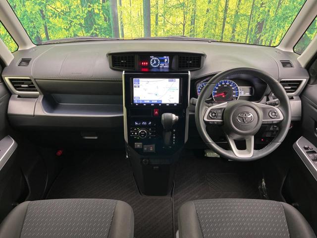 ルーミー カスタムＧ－Ｔ　純正９型ナビ　両側電動ドア　バックカメラ　衝突被害軽減システム　レーダークルーズ　禁煙車　コーナーセンサー　スマートキー　ビルトインＥＴＣ　純正１４インチアルミ　オートライト　オートエアコン（2枚目）