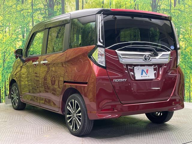 ルーミー カスタムＧ－Ｔ　純正９型ナビ　両側電動ドア　バックカメラ　衝突被害軽減システム　レーダークルーズ　禁煙車　コーナーセンサー　スマートキー　ビルトインＥＴＣ　純正１４インチアルミ　オートライト　オートエアコン（25枚目）