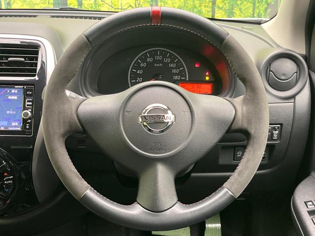 マーチ ニスモ　バックカメラ　禁煙車　ドラレコ　スマートキー　ＥＴＣ　純正１６インチアルミ　オートハイビーム　オートライト　オートエアコン　Ｂｌｕｅｔｏｏｔｈ　ＣＤ　ＤＶＤ再生　フルセグ（11枚目）