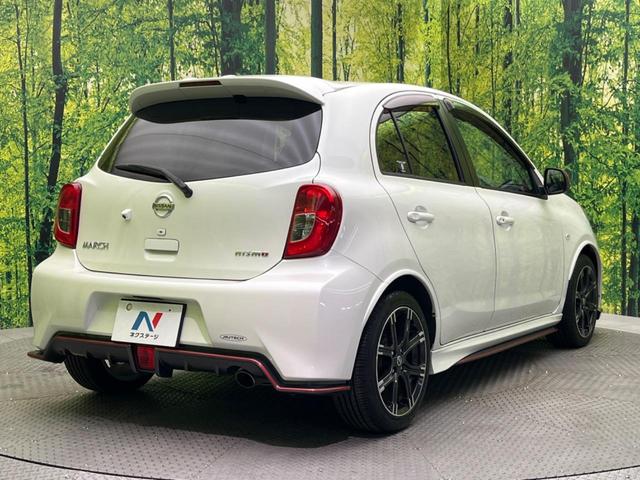 マーチ ニスモ　バックカメラ　禁煙車　ドラレコ　スマートキー　ＥＴＣ　純正１６インチアルミ　オートハイビーム　オートライト　オートエアコン　Ｂｌｕｅｔｏｏｔｈ　ＣＤ　ＤＶＤ再生　フルセグ（17枚目）