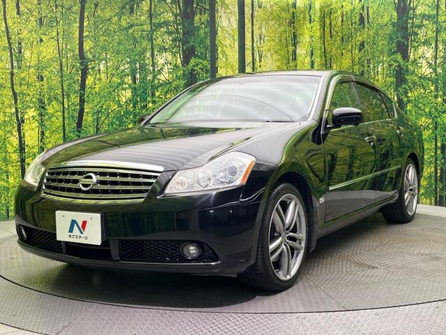 フーガ ３５０ＧＴスポーツパッケージ　メーカー純正ナビ　助手席パワーオットマン　黒革シート　前席シートベンチレーション　運転席ポジションメモリー付きパワーシート　バックカメラ　サイドカメラ　ＥＴＣ　ＨＩＤヘッドライト（60枚目）