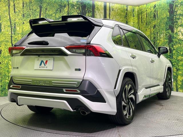 RAV4 ハイブリッドG モデリスタエアロ モデリスタアルミホイール サンルーフ 純正9インチナビ 全周囲カメラ 衝突被害軽減装置 レーダークルーズ 禁煙車 電動リアゲート ハーフレザーシート パワーシート ドラレコ(17枚目)