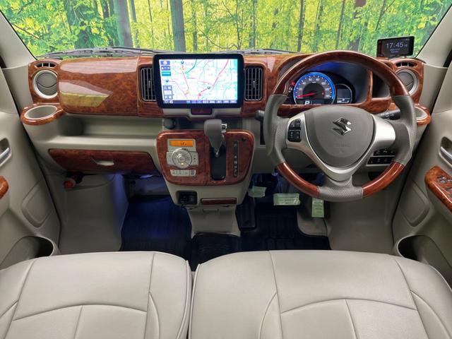 エブリイワゴン PZターボスペシャル 両側電動ドア SDナビ バックカメラ 衝突被害軽減システム 禁煙車 シートヒーター ドラレコ コーナーセンサー スマートキー HIDヘッド ETC 純正14インチアルミ オートハイビーム(2枚目)