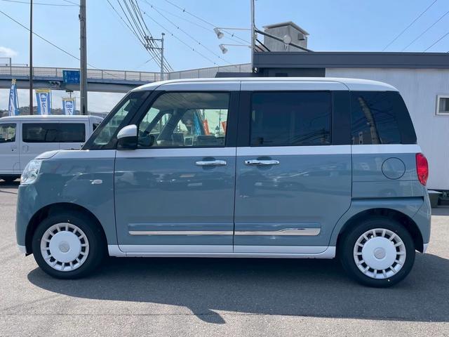 ムーヴキャンバス ストライプスＧ　届け出済未使用車　９インチディスプレイオーディオ　クリアランスソナー　レーンアシスト　バックカメラ　Ｂｌｕｅｔｏｏｔｈ接続　両側電動スライドドア　シートヒーター　オートライト　オートエアコン（14枚目）