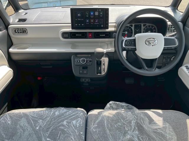 ムーヴキャンバス ストライプスＧ　届け出済未使用車　９インチディスプレイオーディオ　クリアランスソナー　レーンアシスト　バックカメラ　Ｂｌｕｅｔｏｏｔｈ接続　両側電動スライドドア　シートヒーター　オートライト　オートエアコン（24枚目）