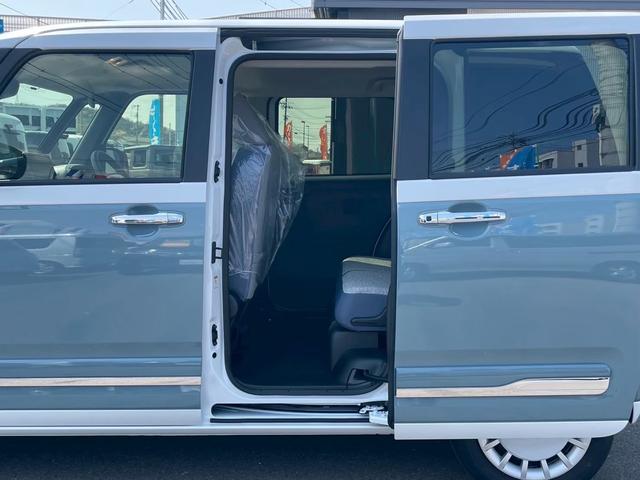 ムーヴキャンバス ストライプスＧ　届け出済未使用車　９インチディスプレイオーディオ　クリアランスソナー　レーンアシスト　バックカメラ　Ｂｌｕｅｔｏｏｔｈ接続　両側電動スライドドア　シートヒーター　オートライト　オートエアコン（66枚目）