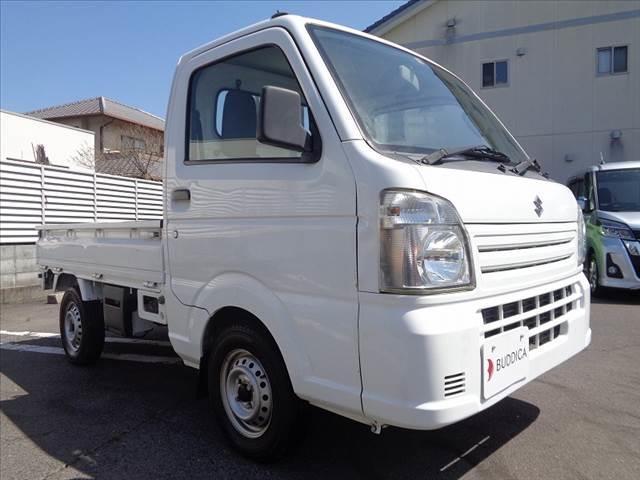 KCエアコン・パワステ パートタイム4WD AT ETC AC パワステ エアーバック スピーカー付きラジオ 最大積載量350kg Aソケット 三方開 レベライザー シートバックポケット ゴムフロアマット(9枚目)