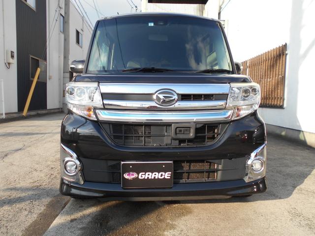 タント カスタムＲＳ　トップエディションＳＡＩＩ　ターボ　両側電動スライドドア純正ＳＤナビＴＶ　フルセグ　ＤＶＤ再生　Ｂｌｕｅｔｏｏｔｈ対応　ＥＴＣ　バックモニター　スマートキー　ハーフレザーシート　ＬＥＤヘッドライト　タイミングチェーン（2枚目）