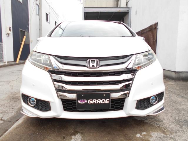 オデッセイ アブソルート　両側電動スライドドア　アルパイン９インチナビＴＶ　フルセグ　ＤＶＤ再生　Ｂｌｕｅｔｏｏｔｈ対応　ＥＴＣ　バックモニター　ＴＥＩＮ車高調　純正１８インチアルミ　ＬＥＤヘッドライト　衝突軽減ブレーキ（2枚目）