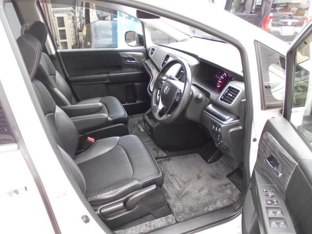 オデッセイ アブソルート　両側電動スライドドア　アルパイン９インチナビＴＶ　フルセグ　ＤＶＤ再生　Ｂｌｕｅｔｏｏｔｈ対応　ＥＴＣ　バックモニター　ＴＥＩＮ車高調　純正１８インチアルミ　ＬＥＤヘッドライト　衝突軽減ブレーキ（8枚目）