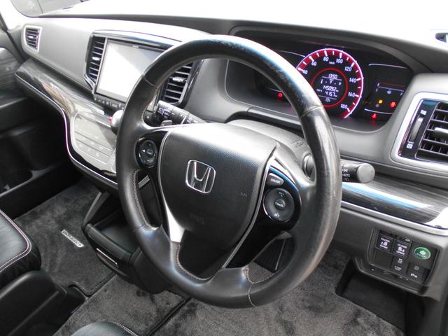 オデッセイ アブソルート　両側電動スライドドア　アルパイン９インチナビＴＶ　フルセグ　ＤＶＤ再生　Ｂｌｕｅｔｏｏｔｈ対応　ＥＴＣ　バックモニター　ＴＥＩＮ車高調　純正１８インチアルミ　ＬＥＤヘッドライト　衝突軽減ブレーキ（26枚目）