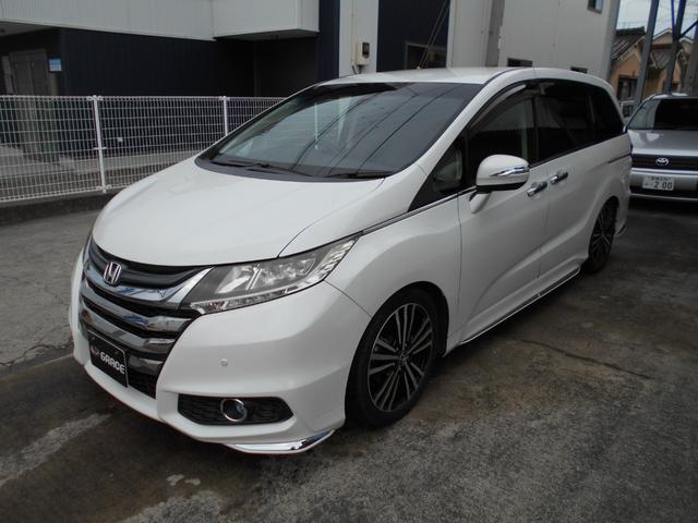 オデッセイ アブソルート　両側電動スライドドア　アルパイン９インチナビＴＶ　フルセグ　ＤＶＤ再生　Ｂｌｕｅｔｏｏｔｈ対応　ＥＴＣ　バックモニター　ＴＥＩＮ車高調　純正１８インチアルミ　ＬＥＤヘッドライト　衝突軽減ブレーキ（50枚目）