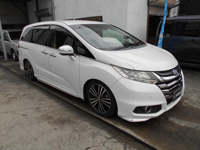 オデッセイ アブソルート　両側電動スライドドア　アルパイン９インチナビＴＶ　フルセグ　ＤＶＤ再生　Ｂｌｕｅｔｏｏｔｈ対応　ＥＴＣ　バックモニター　ＴＥＩＮ車高調　純正１８インチアルミ　ＬＥＤヘッドライト　衝突軽減ブレーキ（51枚目）