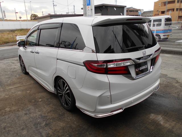 オデッセイ アブソルート　両側電動スライドドア　アルパイン９インチナビＴＶ　フルセグ　ＤＶＤ再生　Ｂｌｕｅｔｏｏｔｈ対応　ＥＴＣ　バックモニター　ＴＥＩＮ車高調　純正１８インチアルミ　ＬＥＤヘッドライト　衝突軽減ブレーキ（52枚目）