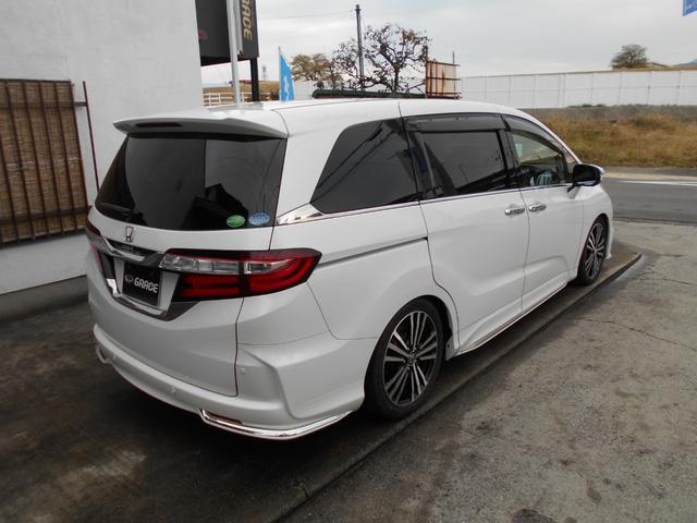 オデッセイ アブソルート　両側電動スライドドア　アルパイン９インチナビＴＶ　フルセグ　ＤＶＤ再生　Ｂｌｕｅｔｏｏｔｈ対応　ＥＴＣ　バックモニター　ＴＥＩＮ車高調　純正１８インチアルミ　ＬＥＤヘッドライト　衝突軽減ブレーキ（53枚目）