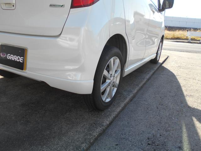 ワゴンR FXリミテッド ポータブルナビ 社外CDコンポ スマートキー オートエアコン ベンチシート 純正14インチアルミ プッシュスタート タイミングチェーン ユーザー買取車両(37枚目)